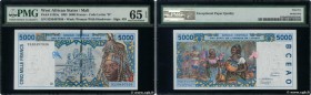 Country : WEST AFRICAN STATES 
Face Value : 5000 Francs  
Date : 1992 
Period/Province/Bank : B.C.E.A.O. 
Department : Mali 
Catalogue reference : P.4...