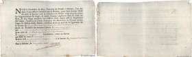 Country : FRANCE regionalism and miscellaneous 
Face Value : 74 Livres  
Date : 03 juillet 1716 
Period/Province/Bank : Documents et Précurseurs 
Depa...