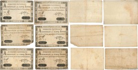 Country : FRANCE 
Face Value : 5 Livres Lot 
Date : 1791-1792 
Period/Province/Bank : Assignats 
Catalogue reference : Ass.12 / 31 
Additional referen...