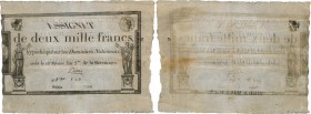 Country : FRANCE 
Face Value : 2000 Francs  
Date : 07 janvier 1795 
Period/Province/Bank : Assignats 
Catalogue reference : Ass.51a 
Additional refer...