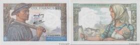 Country : FRANCE 
Face Value : 10 Francs MINEUR  
Date : 19 novembre 1942 
Period/Province/Bank : Banque de France, XXe siècle 
Catalogue reference : ...