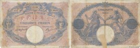 Country : FRANCE 
Face Value : 50 Francs BLEU ET ROSE  
Date : 04 décembre 1905 
Period/Province/Bank : Banque de France, XXe siècle 
Catalogue refere...
