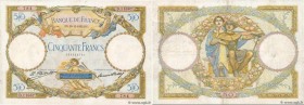 Country : FRANCE 
Face Value : 50 Francs LUC OLIVIER MERSON type modifié  
Date : 29 décembre 1932 
Period/Province/Bank : Banque de France, XXe siècl...