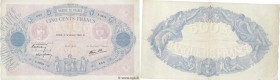 Country : FRANCE 
Face Value : 500 Francs BLEU ET ROSE modifié Grand numéro 
Date : 18 janvier 1940 
Period/Province/Bank : Banque de France, XXe sièc...