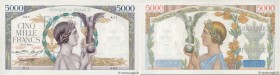 Country : FRANCE 
Face Value : 5000 Francs VICTOIRE  
Date : 08 novembre 1934 
Period/Province/Bank : Banque de France, XXe siècle 
Catalogue referenc...