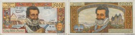 Country : FRANCE 
Face Value : 5000 Francs HENRI IV  
Date : 02 janvier 1958 
Period/Province/Bank : Banque de France, XXe siècle 
Catalogue reference...