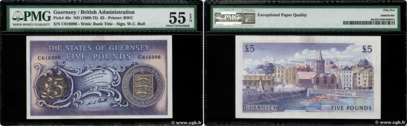 Country : GUERNSEY 
Face Value : 5 Pounds  
Date : (1969) 
Period/Province/Bank ...