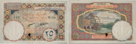Country : SYRIA 
Face Value : 25 Piastres  
Date : 1925 
Period/Province/Bank : Banque de Syrie et du Grand-Liban 
Catalogue reference : P.21 
Alphabe...