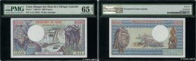 Country : CHAD 
Face Value : 1000 Francs  
Date : 01 juin 1980 
Period/Province/Bank : B.E.A.C. 
Catalogue reference : P.7 
Alphabet - signatures - se...