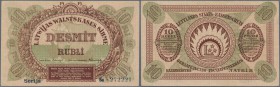 Latvia /Lettland
10 Rubli 1919 P. 4b, series ”Ba”, sign. Erhards, 2 light center folds, one light horizontal bend, dints at right border, no holes or...