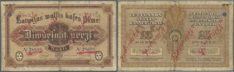 Latvia /Lettland
25 Rubli 1919 contemporary forgery which was in official circu...