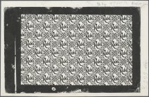 Latvia /Lettland
Rare uniface underprint proof on unwatermarked paper in black color, 243x157 mm for 500 Rubli 1920 P. 8p, w/o serial, w/o serial #, ...
