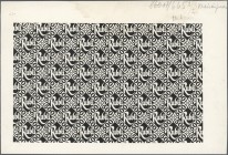 Latvia /Lettland
Rare uniface underprint proof on unwatermarked paper in black color, 245x165 mm for 500 Rubli 1920 P. 8p, w/o serial, w/o serial #, ...