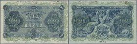 Latvia /Lettland
Unique set of 2 front and back (seperatly printed) Proofs of 100 Latu 1923 P. 14 intaglio print on banknote paper which was original...