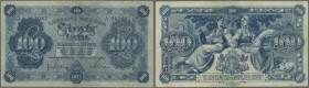Latvia /Lettland
100 Latu 1923 P. 14a, series A, sign. Kalnings, vertically folded, handling in paper, no holes or tears, paper still strong, conditi...