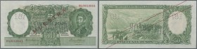 Argentina / Argentinien
50 Pesos 1935 Specimen P. 26s with Muestra overperint and perforation, zero serial numbers, condition: UNC.