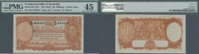 Australia / Australien
10 Shillings ND(1952) P. 25d, condition: PMG45 Choice Extremely Fine.