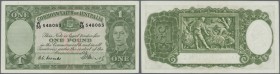 Australia / Australien
1 Pound ND P. 26c, unfolded, only very minor handling in paper, no holes or tears, crisp, condition: aUNC.