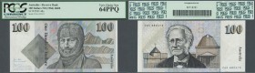 Australia / Australien
100 Dollars ND(1984) P. 48a, PCGS graded 64PPQ Very Choice New.