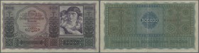 Austria / Österreich
500.000 Kronen 1922 P. 84, used with several folds and creases, stronger center fold, minor border tears, no holes, still some s...