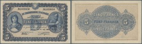 Switzerland / Schweiz
5 Franken 1914 P. 14, strong original paper, bright colors, only one vertical fold, no holes or tears, great item in condition:...