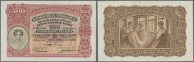 Switzerland / Schweiz
500 Franken 1931 P. 36b, great condition with only a center and horizontal fold, no holes, no tears, very crisp paper and origi...