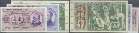 Switzerland / Schweiz
set of 3 notes containing 10 Franken 1965 P. 45k (UNC), 20 Franken 1976 P. 46w (aUNC) and 50 Franken 1964 P. 48d (F+ to VF-), n...