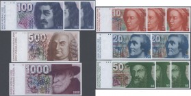 Switzerland / Schweiz
Switzerland: huge set with 13 Banknotes 1970's - 1990's containing 10 Franken 1986, '87 and'90, 20 Franken 1981 and 1986, 50 Fr...