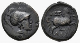 Illyria y Grecia Central. AE 17. 196-145 a.C. (Gc-2238 variante). Ae. 4,64 g. MBC. Est...18,00. /// ENGLISH DESCRIPTION: Illyria and Central Greece. A...