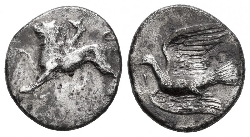 Peloponeso. Sikyonia. Hemidracma. 360-330 a.C. (Gc-2764). Ag. 2,70 g. BC+. Est.....