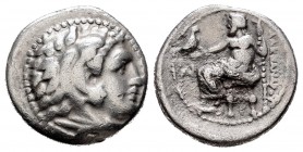 Reino de Macedonia. Alejandro III Magno. Dracma. 325-323 a.C. Miletos. (Price-2090). Ag. 4,06 g. MBC-. Est...50,00. /// ENGLISH DESCRIPTION: Kingdom o...