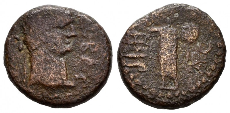 Domiciano. Ascalon. 94-95 d.C. Judea. (Yashin-124). Ae. 5,61 g. BC. Est...25,00....