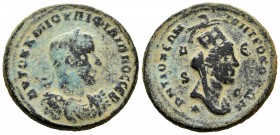 Filipo II. Seleucis y Pieria. AE 8 Assaria. 244-249 d.C. Antioquía y Orontem. (McAlee-1073). (Sear-4147). Anv.: AVTOK K M IOVLI FILIPPOC CEB. Busto la...