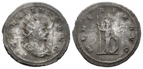 Galieno. Antoniniano. 266-267 d.C. Antioquía. (Spink-10291). (Ric-651). (Seaby-634). Rev.: MINERVA AVG. Ag. 3,61 g. MBC/MBC-. Est...35,00. /// ENGLISH...