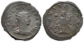 Galieno. Antoniniano. 261-262 d.C. Roma. (Spink-10168). (Ric-627). (Seaby-24b). Rev.: AEQVITAS AVG. Aequitas en pie a izquierda con balanza y cornucop...
