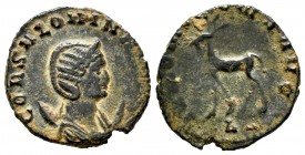 Salonina. Antoniniano. 267-268 d.C. Roma. (Spink-10643). (Ric-14). Rev.: Ciervo a izquierda. Ae. 2,82 g. MBC/MBC-. Est...20,00. /// ENGLISH DESCRIPTIO...