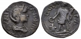 Salonina. Mysia. AE 21. 254-268 d.C. (SNG BN 1539 var.). (Sng France-1539). Ae. 5,72 g. MBC-. Est...50,00. /// ENGLISH DESCRIPTION: Salonina. 254-268 ...