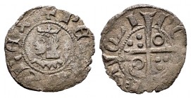 Corona de Aragón. Pedro III (1336-1387). Óbolo. Barcelona. (Cru-419). Ve. 0,31 g. MBC. Est...25,00. /// ENGLISH DESCRIPTION: The Crown of Aragon. Pedr...