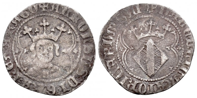 Corona de Aragón. Alfonso IV (1327-1336). 1 real. Valencia. (Cru-864.2). (Cru C....