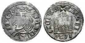 Reino de Castilla y León. Sancho IV (1054-1076). Cornado. (Bautista-437). Ve. 1,12 g. Estrellas sobre el castillo. MBC+. Est...30,00. /// ENGLISH DESC...