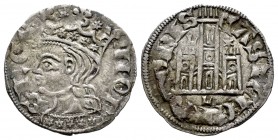 Reino de Castilla y León. Alfonso XI (1312-1350). Cornado. León. (Bautista-475.1). Ve. 0,83 g. Con L y estrella sobre las torres y L bajo el castillo....