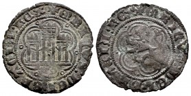 Reino de Castilla y León. Enrique III (1390-1406). Blanca. (Bautista-765). (Abm-596). Ve. 1,57 g. Sin marca de ceca. MBC-. Est...20,00. /// ENGLISH DE...