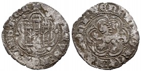 Reino de Castilla y León. Enrique III (1390-1406). Blanca. Sevilla. (Bautista-767). Ve. 1,78 g. Con S bajo el castillo. MBC-. Est...15,00. /// ENGLISH...