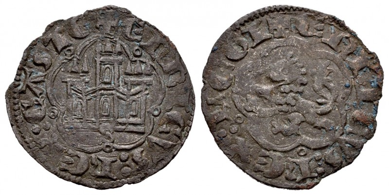 Reino de Castilla y León. Enrique III (1390-1406). 1/2 blanca. Sevilla. (Bautist...