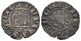 Reino de Castilla y León. Enrique II (1368-1379). Novén. Sevilla. (Abm-609 Var). (Bautista-782 var). Anv.: Ley: + ENRICVS : REX L . Rev.: Ley: + ENRIC...