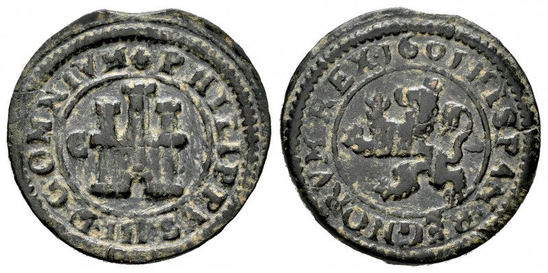 Felipe III (1598-1621). 2 maravedís. 1601. Segovia. C. (Cal-182). (Jarabo-Sanahu...