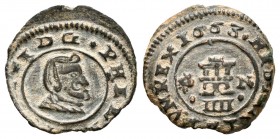 Felipe IV (1621-1665). 4 maravedís. 1663. Granada. N. (Cal 2008-1376). (Jarabo-Sanahuja-M260). Ae. 1,14 g. EBC-. Est...18,00. /// ENGLISH DESCRIPTION:...