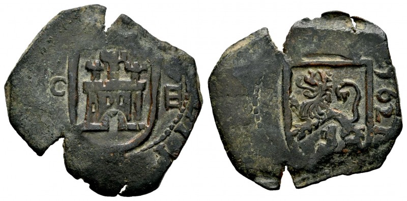 Felipe IV (1621-1665). 8 maravedís. 1621. Cuenca. (Cal-323). (Jarabo-Sanahuja-F3...