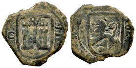 Felipe IV (1621-1665). 8 maravedís. 1624. Cuenca. (Cal-326). (Jarabo-Sanahuja-F36). Ae. 3,77 g. MBC. Est...15,00. /// ENGLISH DESCRIPTION: Philip IV (...