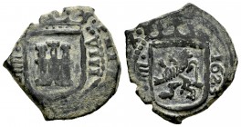 Felipe IV (1621-1665). 8 maravedís. 1623. Valladolid. (Cal-432). (Jarabo-Sanahuja-F337). Ae. 6,16 g. MBC. Est...25,00. /// ENGLISH DESCRIPTION: Philip...